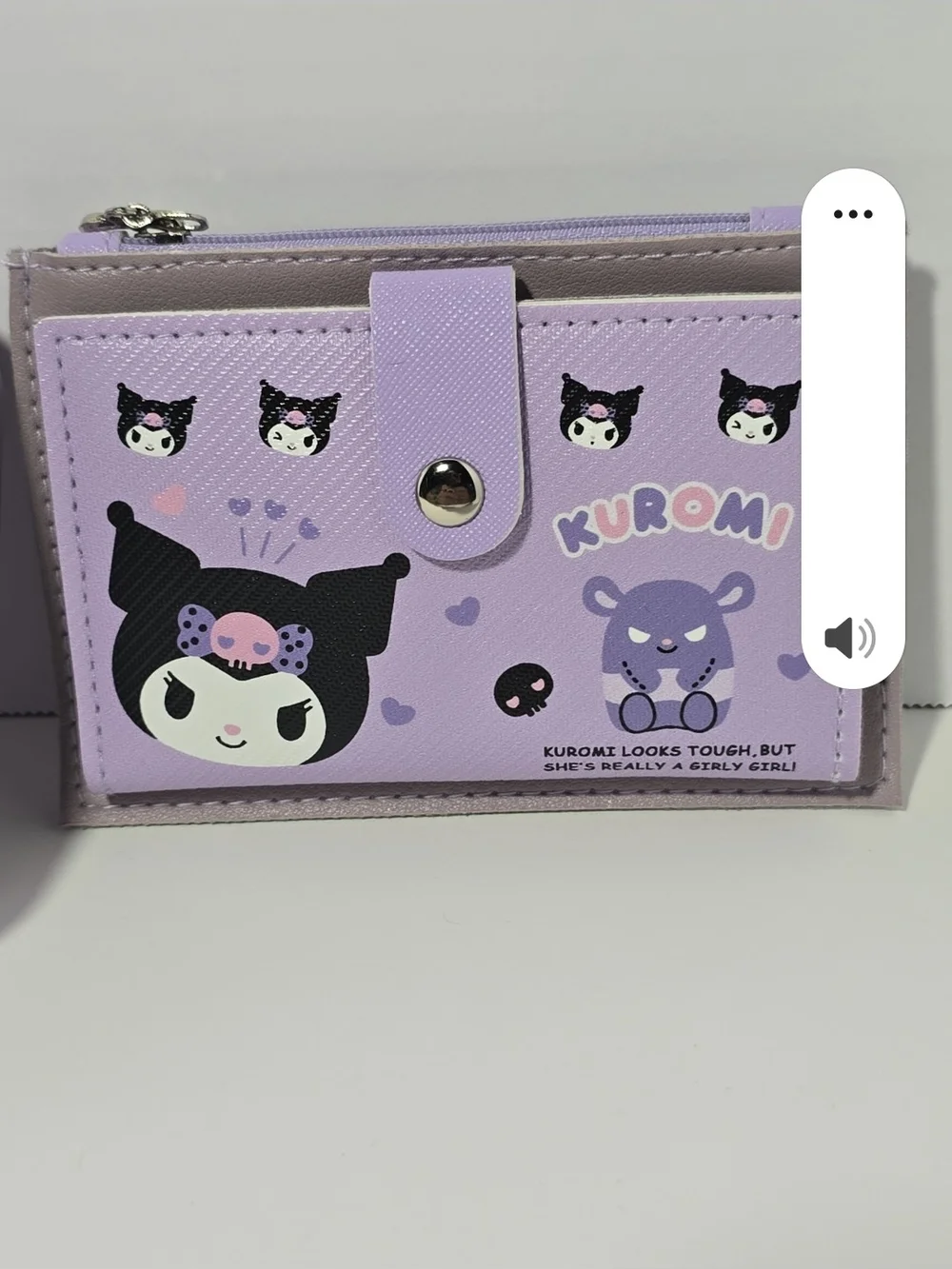Kuromi Lavender Wallet & Jewelry Case Set